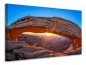 Preview: Leinwandbild Sonnenuntergang am Mesa Arch 30 x 20 cm